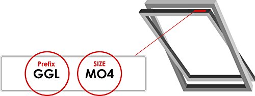Bloc Skylight Blind 104 - Estor para Ventanas de Techo Tipo velux, Opaco, tela, Color Crema, 105x40 cm
