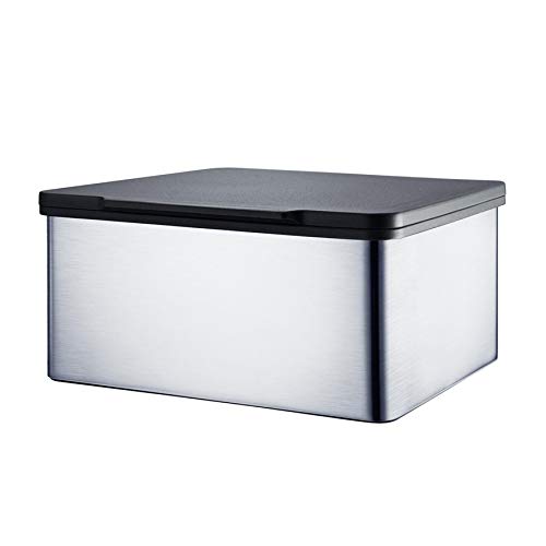 Blomus 68821 Menoto - Caja para Toallitas Húmedas, Acero Inoxidable Mate, 7.5x15x13cm