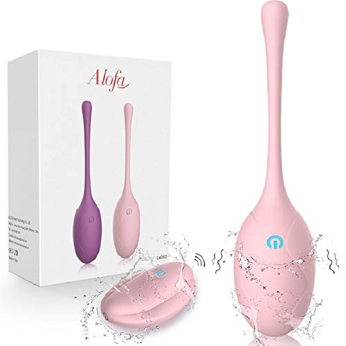 Bolas Chinas Kegel Balls AL'OFA Suelo Pelvico de Silicona Médica Terapeuticas Masajeador Inalámbrico Remoto Masaje Kegel Ejercitador (Rosado)