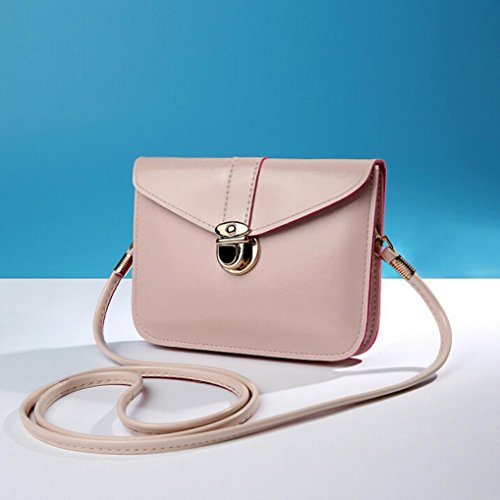 Bolso Bandolera Mujer Pequeños de Piel Bolsos de Hombro Niña por ESAILQ
