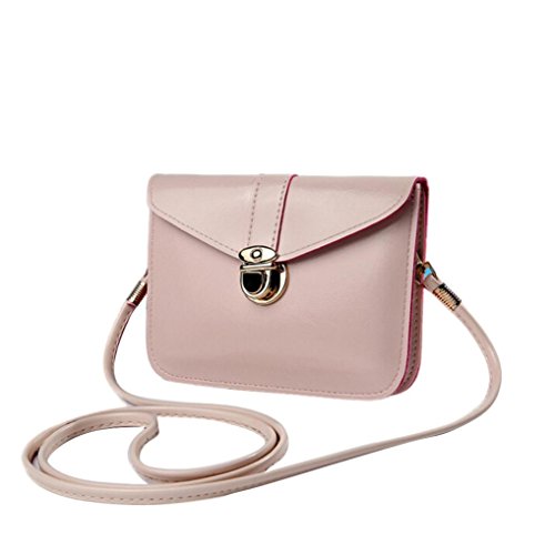 Bolso Bandolera Mujer Pequeños de Piel Bolsos de Hombro Niña por ESAILQ