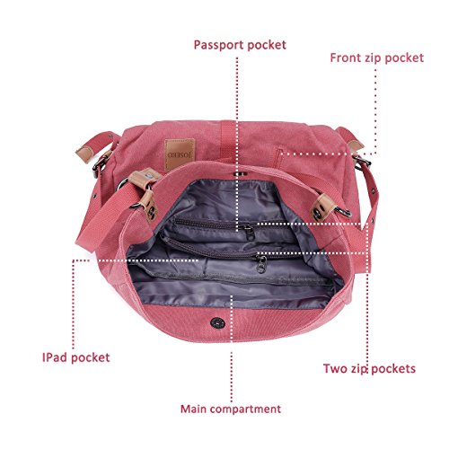 Bolso Mochilas Mujer Casual Vendimia, JOSEKO Niña Lona Multifuncional Antirrobo Bolso de Cuero de Gran Capacidad Bolsas de Viaje para Cualquier Ocasión