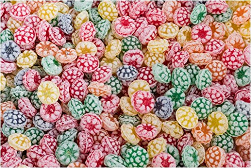 Bote de Surtido de Gragea Artesana La Asturiana - Pequeño bote con 500 gr, Surtido de Caramelos Duros Artesanos (Violetas, Gota de lágrima, Moritas, Hojitas, Gajos…), Sin Gluten