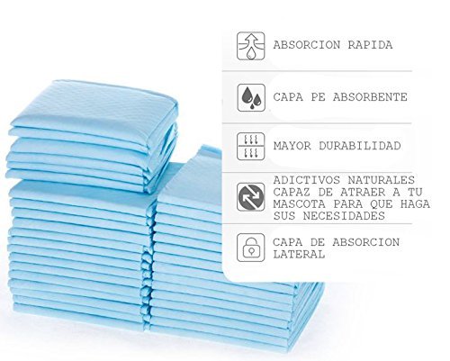 BPS® Empapadores de Entrenamiento para Perros Gatos Perfumes con Feromonas para Atraer los Cachorros y Simplificar el Entrenamiento (60 * 60 cm 20pcs) BPS-2167