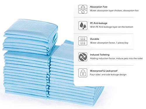 BPS Empapadores de Entrenamiento para Perros Gatos Perfumes con Feromonas para Atraer los Cachorros y Simplificar el Entrenamiento Producto Mascotas (80pcs 33 * 45 cm) BPS-2189 * 2