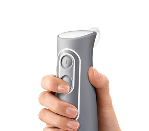 Braun MQ 523 Baby batidora, 600 W, color blanco/gris