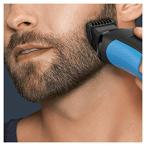 Braun Series 3 - Pack con cabezal de recortadora de barba y 5 peines BT32, compatible con afeitadora eléctrica Series 3, color negro