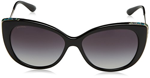 Bulgari 0Bv8178 901/8G 57 Gafas de sol, Negro (Black/Gray), Unisex-Adulto