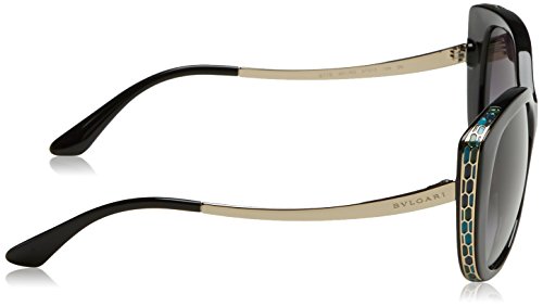 Bulgari 0Bv8178 901/8G 57 Gafas de sol, Negro (Black/Gray), Unisex-Adulto