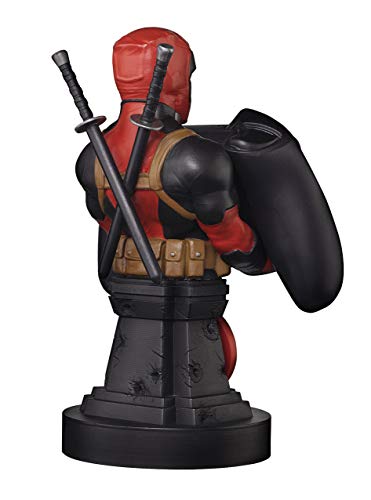 Cable guy Deadpool, soporte de sujeción o carga para mando de consola y/o smartphone de tu personaje favorito con licencia de Marvel. Producto con licencia oficial. Exquisite Gaming