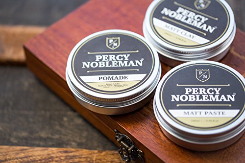 Cera mate de Percy Nobleman - Cera moldeable para el cabello de caballero de 100 ml