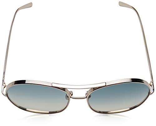 Chloé Ce128s Gafas de Sol, Gold/Green, 61 para Mujer