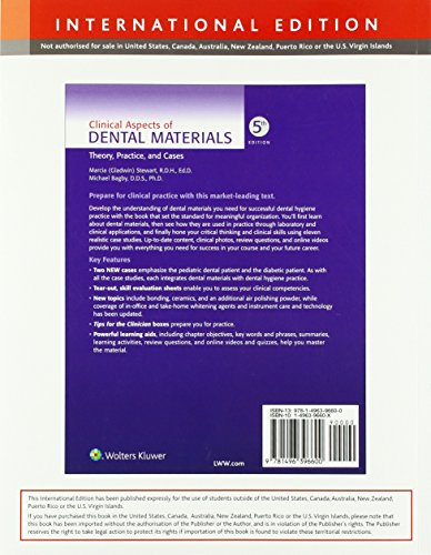 Clinical Aspects of Dental Materials: Theory, Practice, and Cases