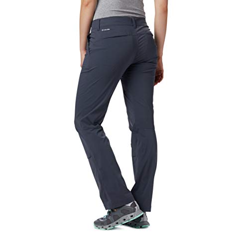 Columbia Pantalón de senderismo para mujer, Saturday Trail Pant, Nailon, Gris (India Ink), Talla W36/R, 1579861