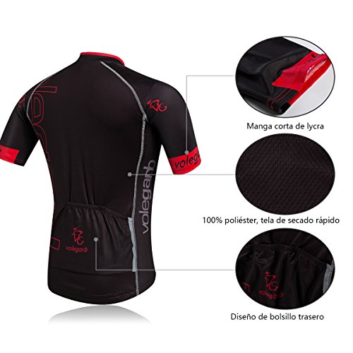 Cornasee Ropa Ciclismo Verano para Hombre Ciclismo Maillot y Culotte Pantalones Cortos
