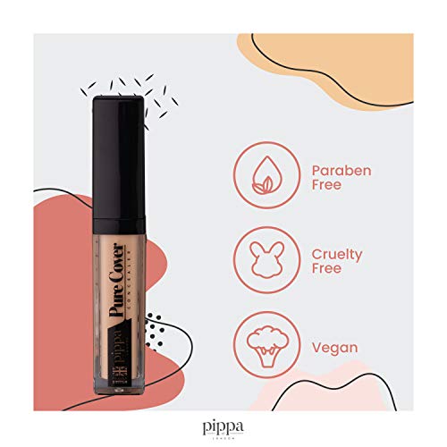 Corrector Total Pure Cover Pippa of London - Corrector de color y Concealer hidratante - Corrector mate para la zona bajo los ojos