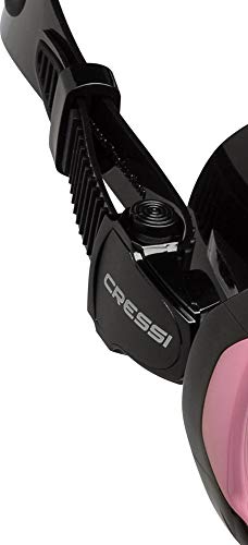 Cressi Ranger & Tao Dry - Combo Set Máscara y Snorkel, Unisex, Negro/Rosa