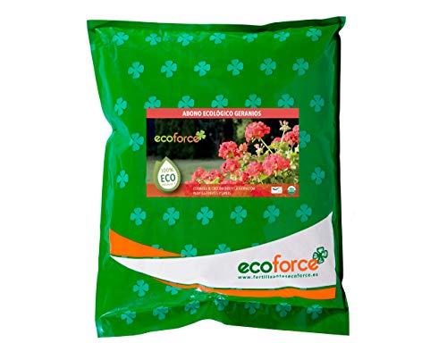 CULTIVERS Abono Especial Geranios y Plantas con Flor de 5 kg. Fertilizante ecológico Potencia la Floración y Aroma de Las Flores. Origen 100% orgánico y Vegano. (5 Kg)
