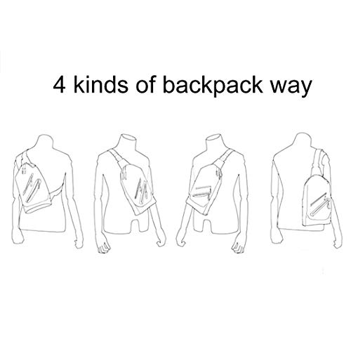 DFV mobile - Mochila Bolso Bandolera Nylon para O2 Jet - Negra