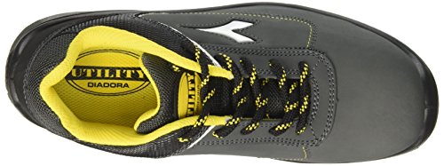 Diadora - D-blitz Low S3, zapatos de trabajo Unisex adulto, Gris (Grigio Castello), 45 EU