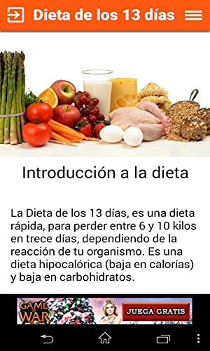 Dieta de los 13 días