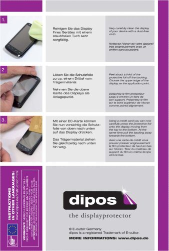 dipos I 2X Protector de Pantalla Compatible con Emporia Pure pelicula Protectora Claro