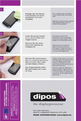 dipos I 2X Protector de Pantalla Compatible con Emporia Smart.2 pelicula Protectora Claro