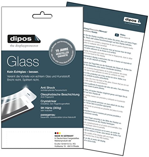 dipos I 2X Protector de Pantalla Compatible con Emporia Smart.2 Vidrio Flexible Cristal Proteccion 9H