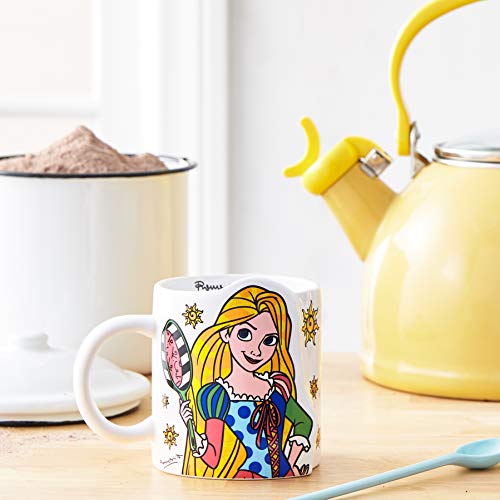 Disney By Romero Britto 6002655 Taza Rapunzel, Multicolor, talla única