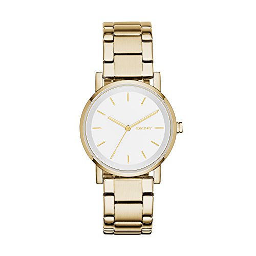 DKNY Reloj analogico para Mujer de Cuarzo con Correa en Acero Inoxidable NY2343