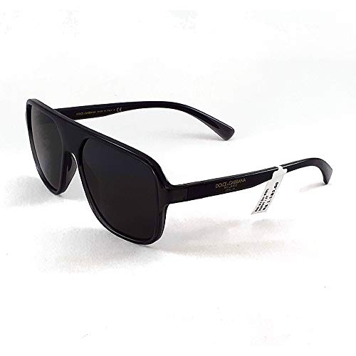 Dolce & Gabbana 0DG6134 Gafas, Transparent Grey/Black, 57 para Hombre