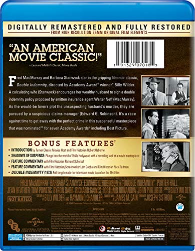 Double Indemnity [Edizione: Stati Uniti] [Italia] [Blu-ray]