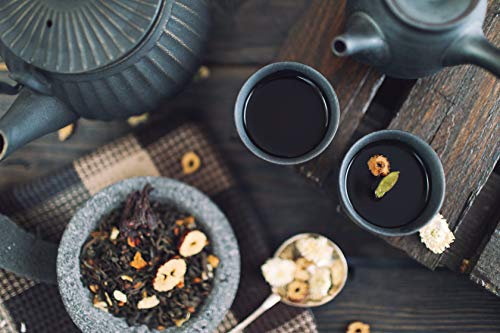 Edward Fields - Té Verde Orgánico a Granel con Menta y Limón, 100 Gramos. Ingredientes y aromas naturales. Origen: China. Detox, antioxidante, adelgazante