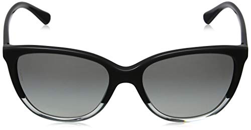 Emporio Armani 0EA4110 Gafas de sol, Grey/Green/Trasp Aqua, 55 para Mujer