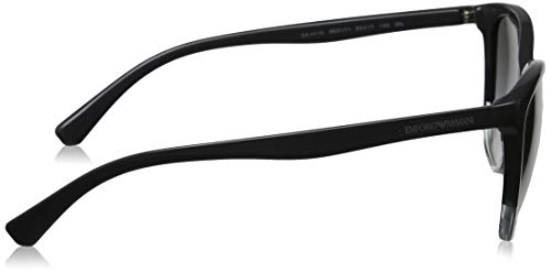 Emporio Armani 0EA4110 Gafas de sol, Grey/Green/Trasp Aqua, 55 para Mujer
