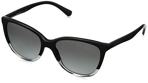 Emporio Armani 0EA4110 Gafas de sol, Grey/Green/Trasp Aqua, 55 para Mujer