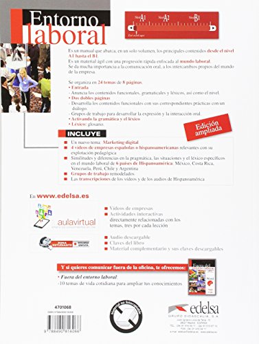 Entorno laboral: Edición ampliada 2017 (Fines específicos - Jóvenes y adultos - Entorno Laboral - Nivel A1-B1)