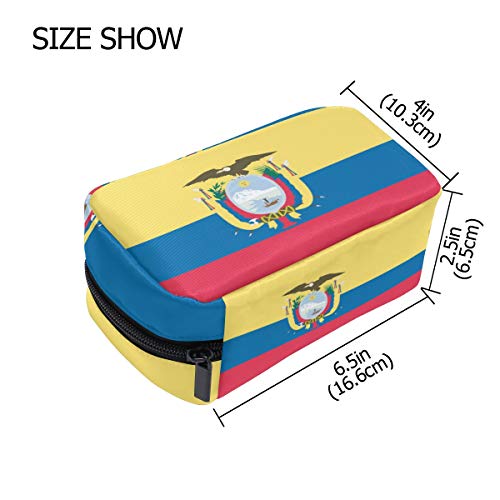 FANTAZIO - Bolsas de maquillaje para mujer, diseño de bandera de Colombia