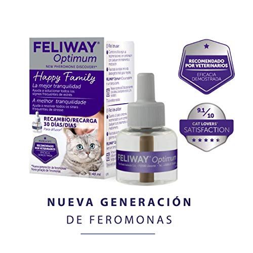 FELIWAY Optimum Recambio 48ML, Estándar, Único