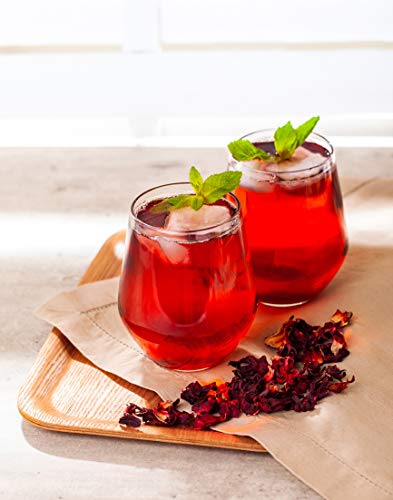 Flores de hibisco orgánicas HerbaNordPol | Egipcias | Hibiscus Premium | 1 Kg BIO | Pétalos sueltos grandes para té