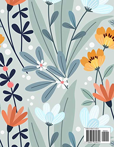 Flowers And More Coloring Book For Seniors In Large Print: Mind Soothing Designs And Illustrations To Color, Simple Coloring Activity Book For Elderly Adults
