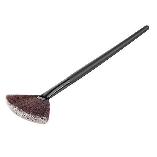 Forma de Abanico Polvo Cara Fundación Mezcla Cosmética Brochas Cepillo de Maquillaje