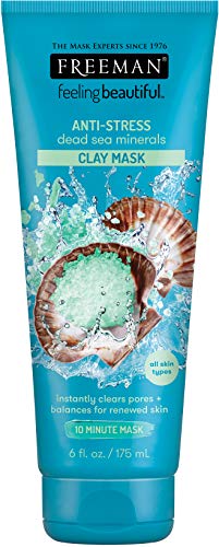 Freeman feelingbeautiful™ - Mascarilla antiestrés con arcilla y minerales del Mar Muerto, 175 ml