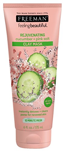 Freeman feelingbeautiful™ - Mascarilla rejuvenecedora con pepino y sal rosa, 175 ml