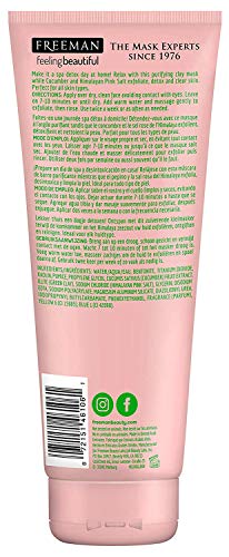 Freeman feelingbeautiful™ - Mascarilla rejuvenecedora con pepino y sal rosa, 175 ml