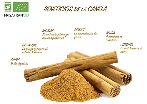 Frisafran Canela Ceylan en polvo Ecológica - 500 Gr