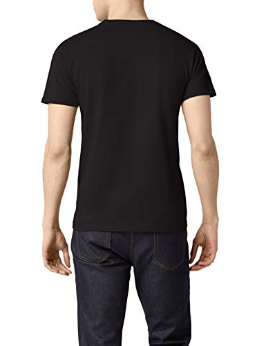Fruit of the Loom Mens Original 5 Pack T-Shirt Camiseta, Negro (Black), Medium (Pack de 5) para Hombre