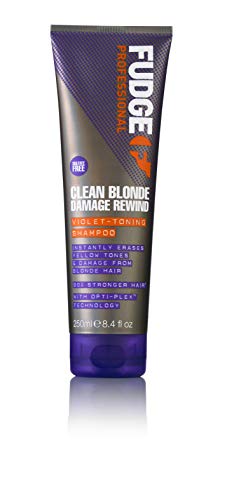 Fudge - Champú profesional de tono morado para cabello rubio