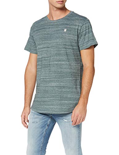 G-STAR RAW Starkon Loose Camiseta, Verde (Balsam 2990), Small para Hombre