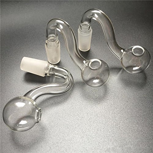 Glass Oil Burner Water Pipes Bong - 10mm 14mm 18mm Male Female Clear Thick Pyrex For Oil Rigs Glass Bongs Thick Big Bowls For Smoking (18mm male)